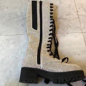 Club exx Icy billionaire bling brigade boots